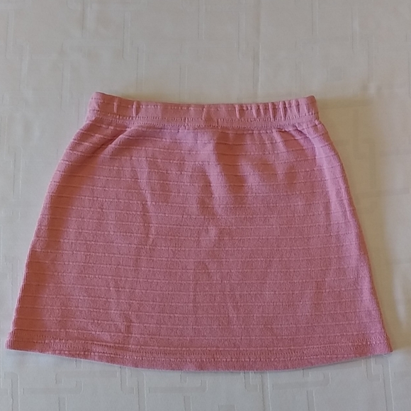 Roots Pink Girls Elastic Waist Skirt - Picture 5 of 7